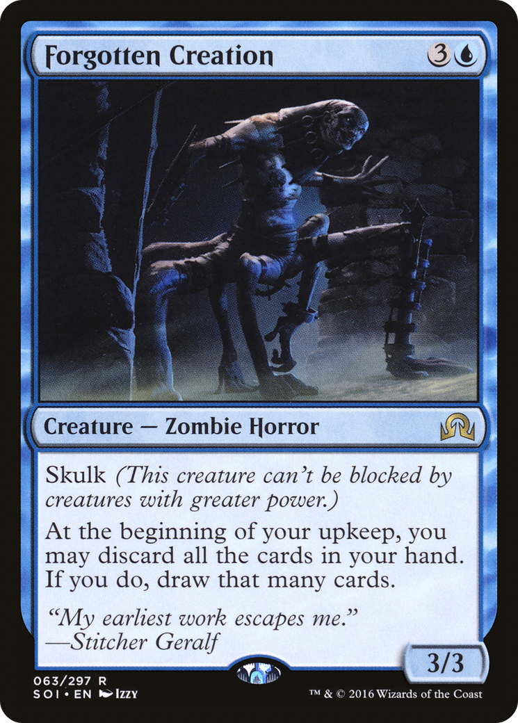 Forgotten Creation (SOI-063) [Shadows over Innistrad] Foil MTG Single Wizards of the Coast