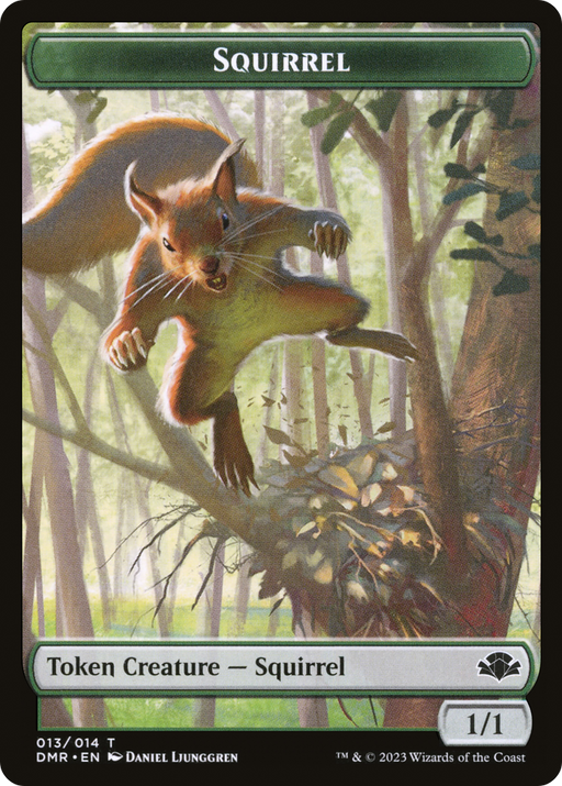 Squirrel (TDMR-013) [Tokens] Dominaria Remastered Tokens MTG Single Wizards of the Coast