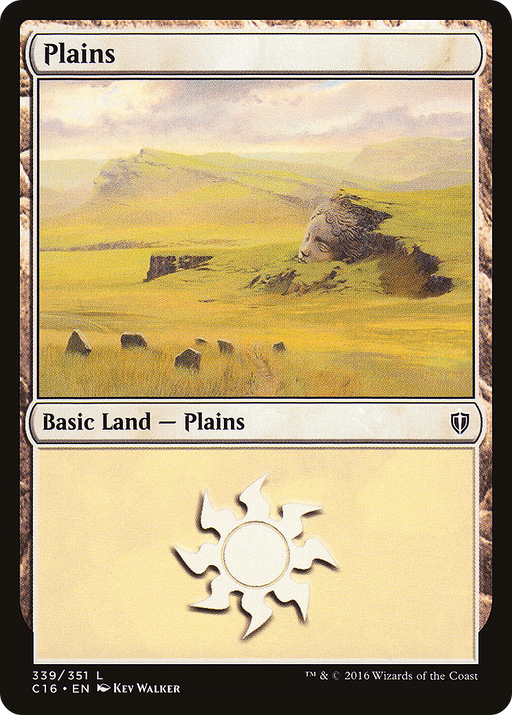 Plains (339) (C16-339) [Commander 2016] MTG Single Wizards of the Coast