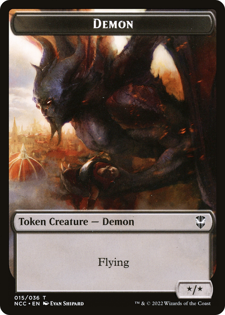 Demon (TNCC-015) [Tokens] New Capenna Commander Tokens Foil MTG Single Wizards of the Coast