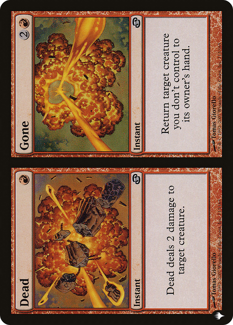 Dead // Gone (LIST-PLC-113) [Mystery Booster] The List MTG Single Wizards of the Coast