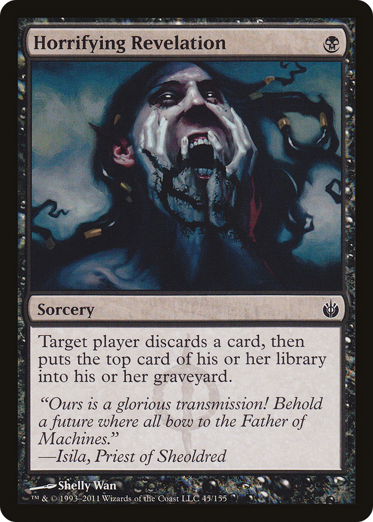 Horrifying Revelation (MBS-045) [Mirrodin Besieged] MTG Single Wizards of the Coast