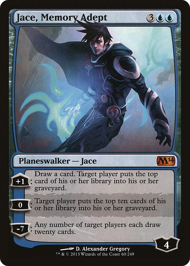 Jace, Memory Adept (M14-060) [Magic 2014] MTG Single Wizards of the Coast