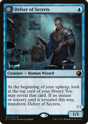 Delver of Secrets (V17-007) [Misc] From the Vault: Transform Foil MTG Single Wizards of the Coast