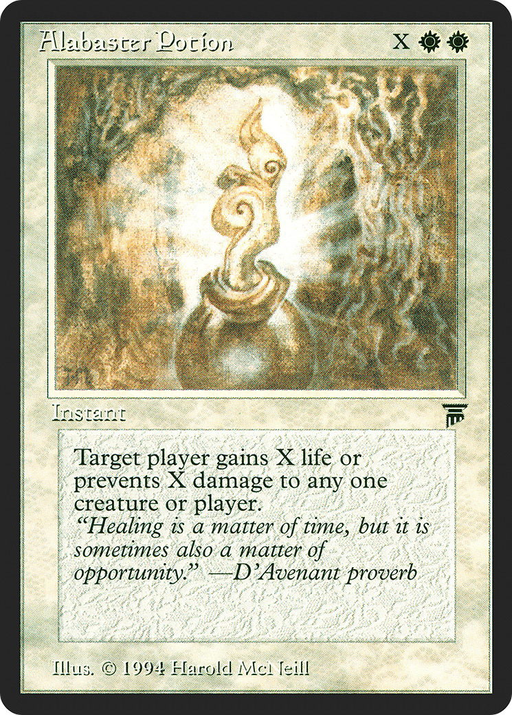 Alabaster Potion (LEG-002) [Oldschool] Legends MTG Single Wizards of the Coast