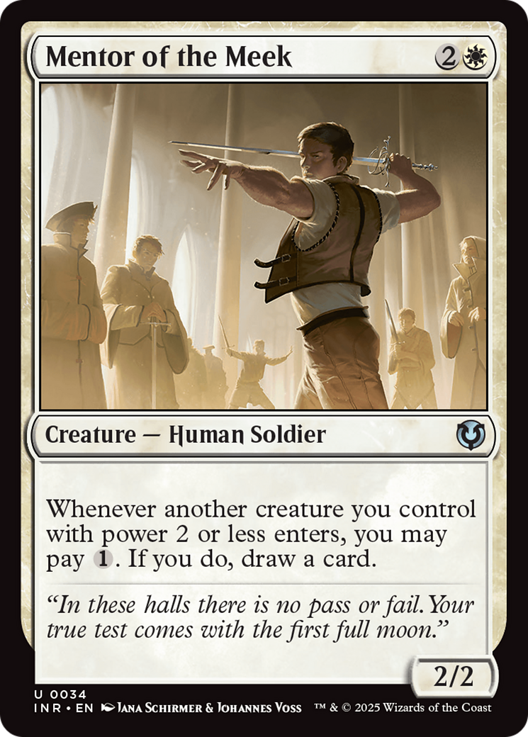 Mentor of the Meek (INR-034) [Innistrad Remastered] MTG Single Wizards of the Coast