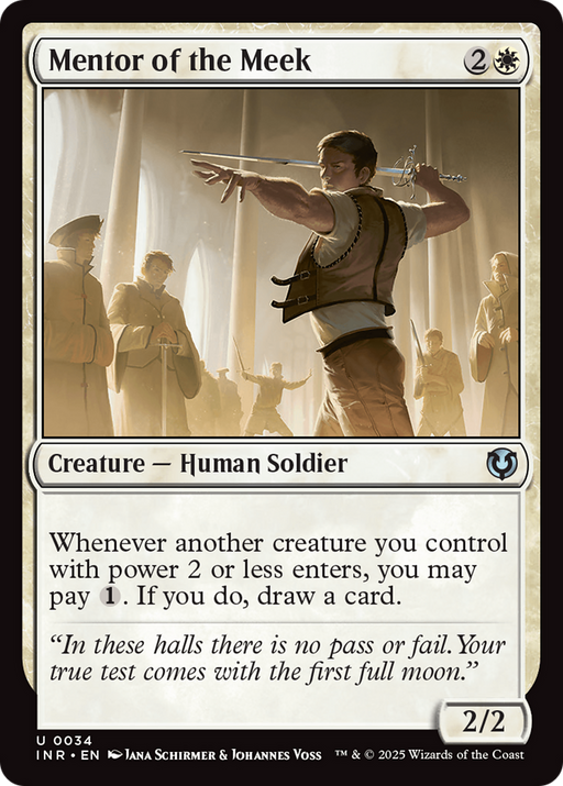 Mentor of the Meek (INR-034) [Innistrad Remastered] MTG Single Wizards of the Coast