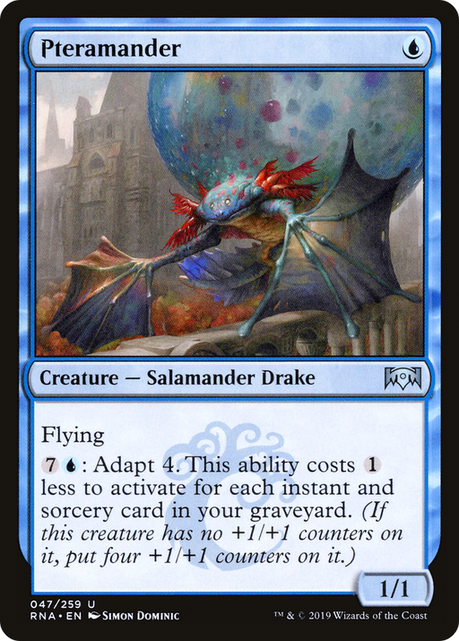 Pteramander (RNA-047) [Ravnica Allegiance] MTG Single Wizards of the Coast