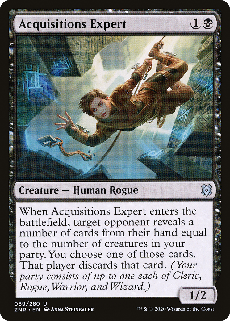 Acquisitions Expert (ZNR-089) [Zendikar Rising] Foil MTG Single Wizards of the Coast