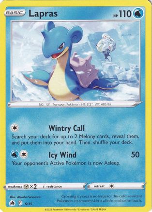 Lapras - 6/15 [Promos: McDonalds Promos 2022] Pokemon Single Pokémon