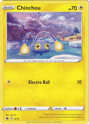 Chinchou - 8/15 [Promos: McDonalds Promos 2022] Pokemon Single Pokémon