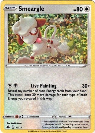 Smeargle - 15/15 Holofoil [Promos: McDonalds Promos 2022] Pokemon Single Pokémon
