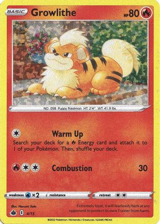 Growlithe - 4/15 Holofoil [Promos: McDonalds Promos 2022] Pokemon Single Pokémon