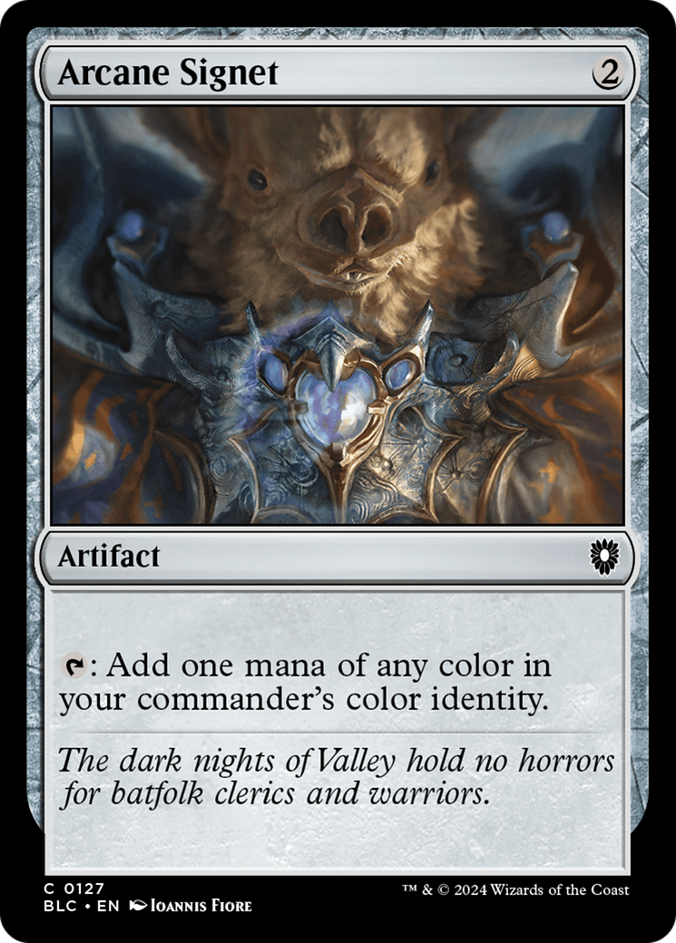 Arcane Signet (BLC-127) [Bloomburrow Commander] MTG Single Wizards of the Coast