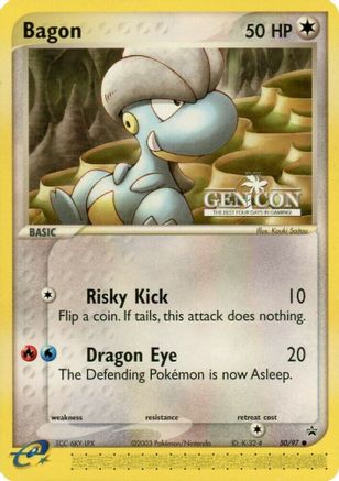 Bagon - 50/97 (Gen Con 2004 Promo) () [Promos: Nintendo Promos] Pokemon Single Pokémon