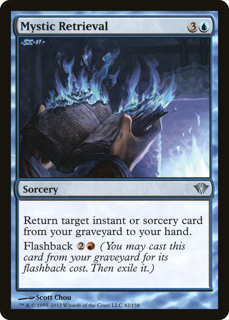 Mystic Retrieval (DKA-042) [Dark Ascension] MTG Single Wizards of the Coast
