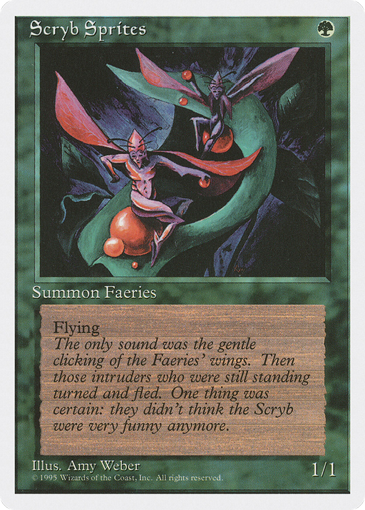 Scryb Sprites (4ED-270) [Fourth Edition] MTG Single Wizards of the Coast