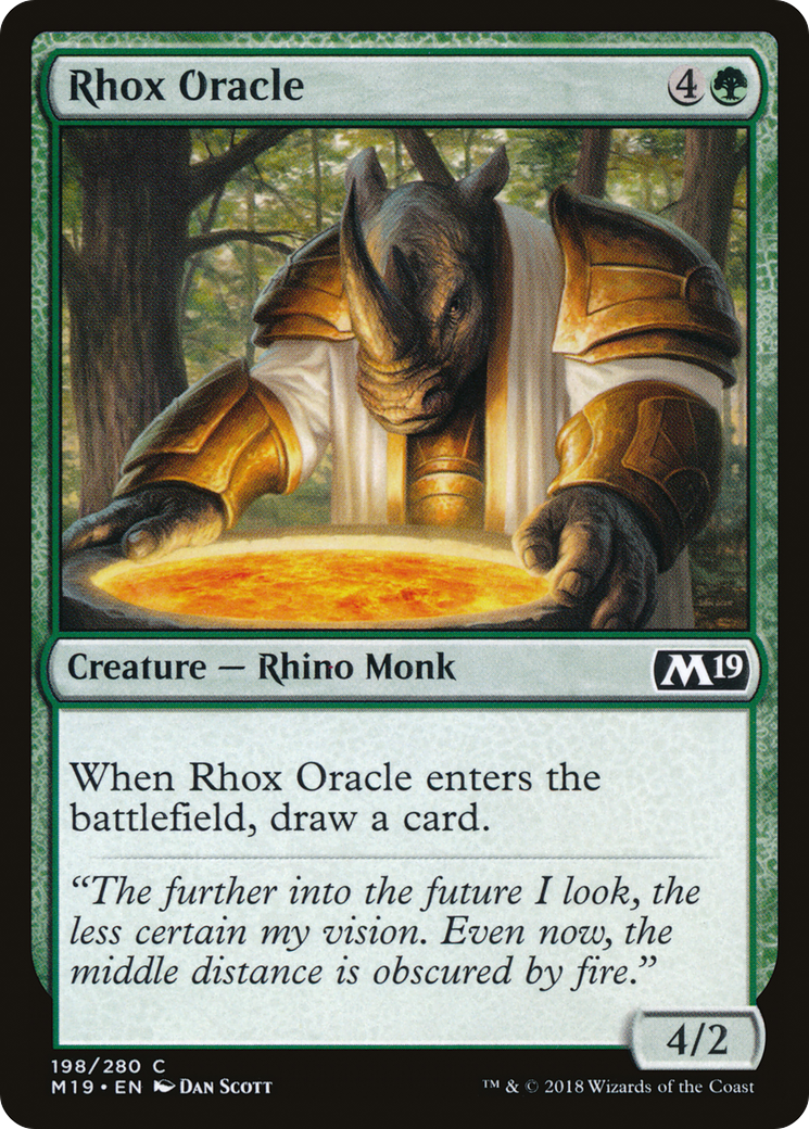Rhox Oracle (M19-198) [Core Set 2019] MTG Single Wizards of the Coast