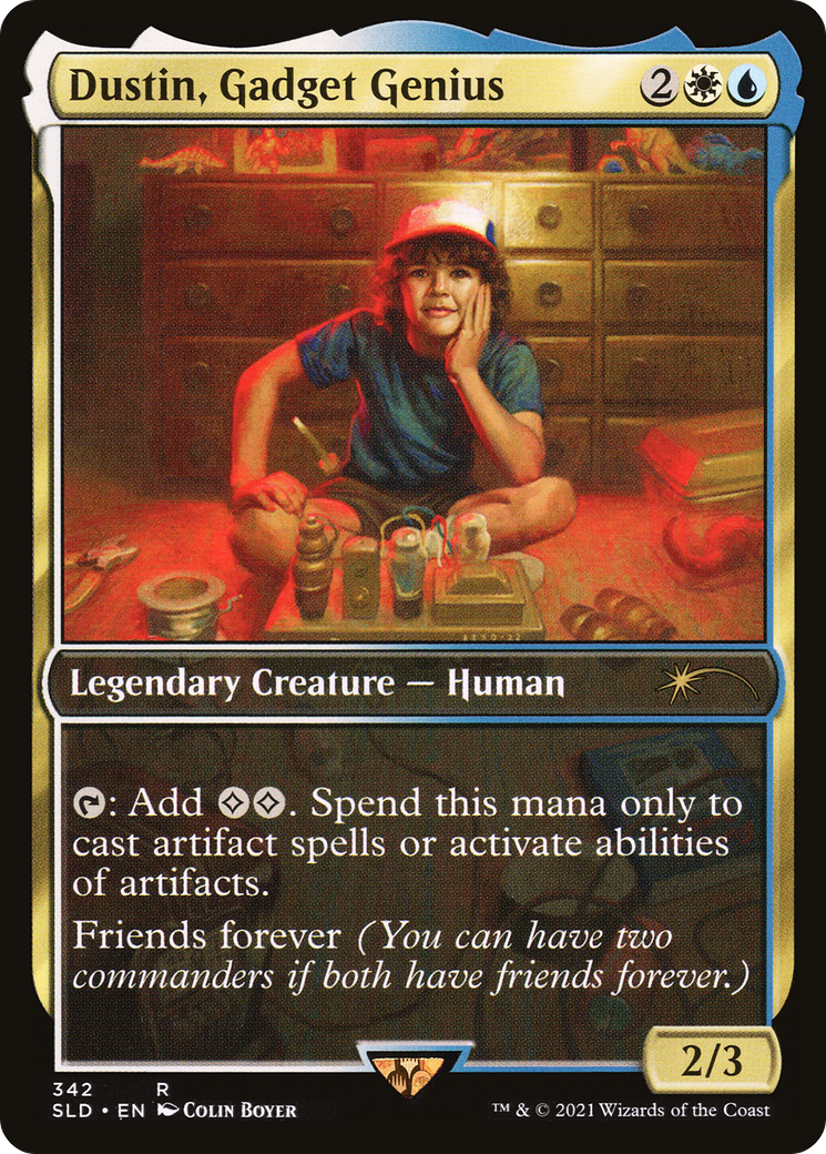 Dustin, Gadget Genius (SLD-342) [Secret Lair] Drop Foil MTG Single Wizards of the Coast