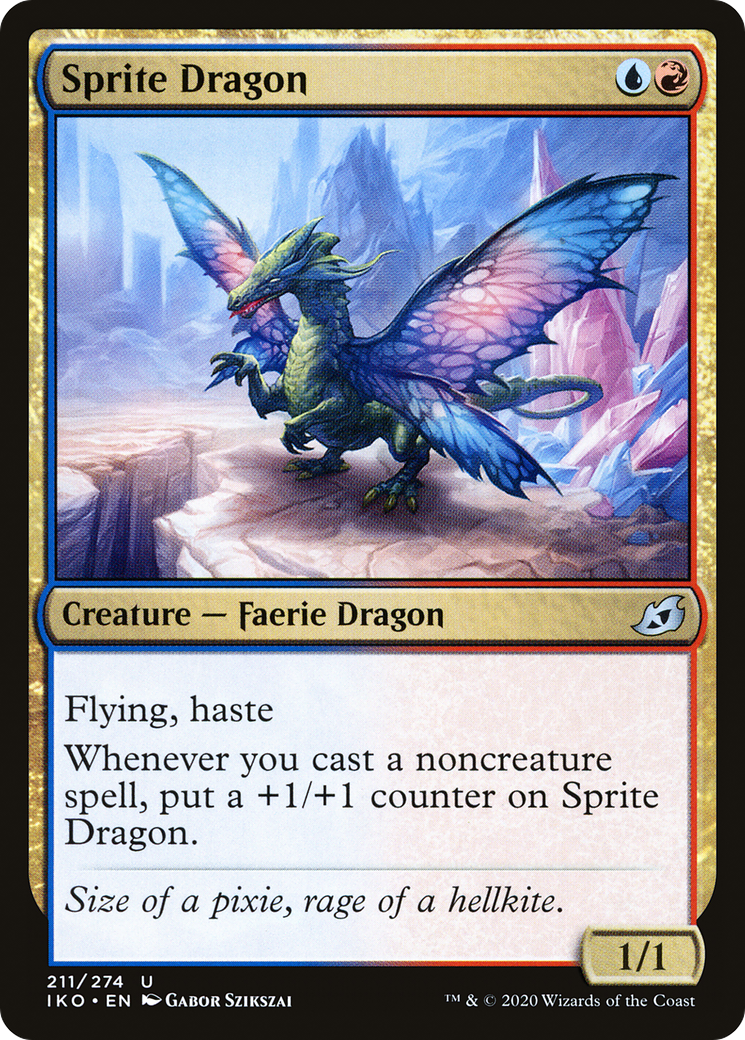 Sprite Dragon (IKO-211) [Ikoria: Lair of Behemoths] MTG Single Wizards of the Coast