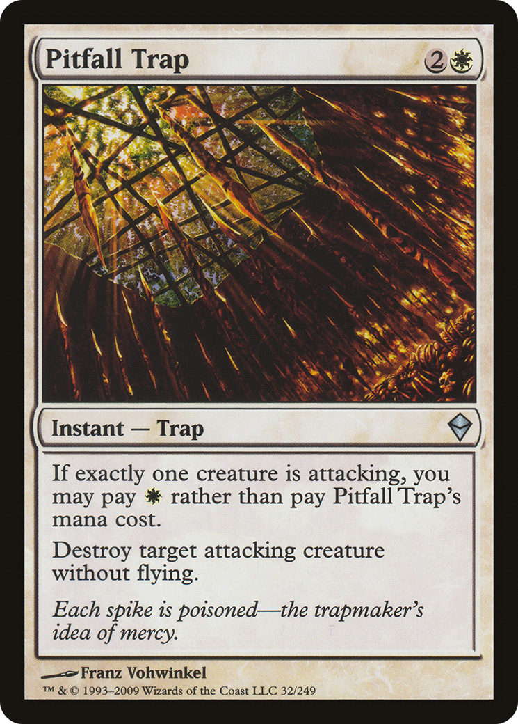 Pitfall Trap (ZEN-032) [Zendikar] Foil MTG Single Wizards of the Coast