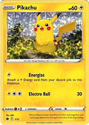 Pikachu - 7/15 Holofoil [Promos: McDonalds Promos 2022] Pokemon Single Pokémon