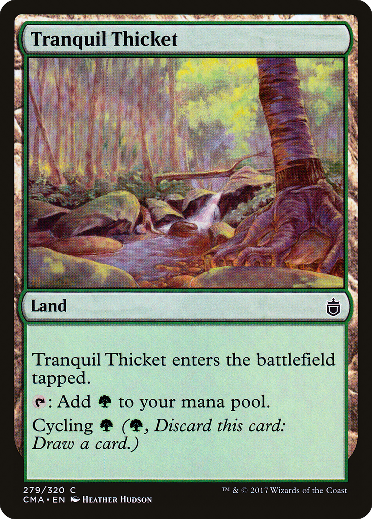 Tranquil Thicket (CMA-279) [Commander Anthology] MTG Single Wizards of the Coast