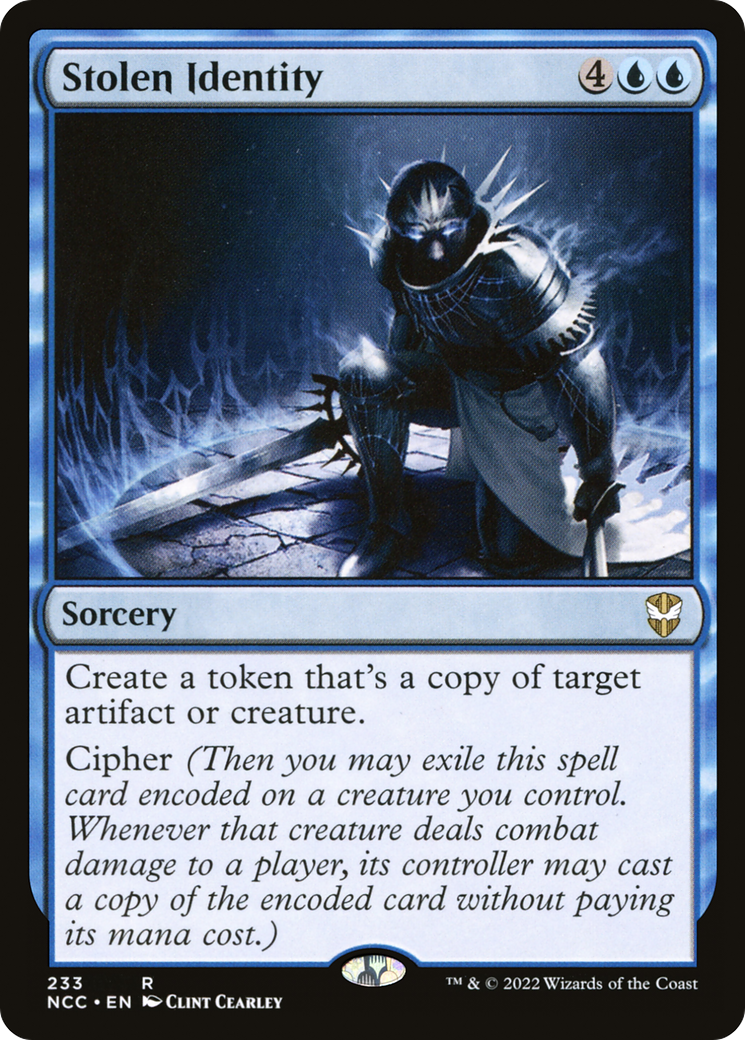 Stolen Identity (NCC-233) [New Capenna Commander] MTG Single Wizards of the Coast
