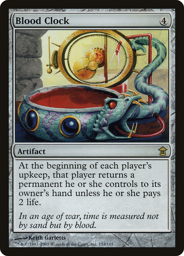 Blood Clock (SOK-153) [Saviors of Kamigawa] Foil MTG Single Wizards of the Coast