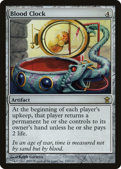 Blood Clock (SOK-153) [Saviors of Kamigawa] MTG Single Wizards of the Coast