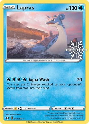 Lapras - 048/202 (Holiday Calendar) Holofoil [Misc: Cards & Products] Pokemon Single Pokémon