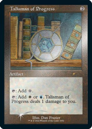 Talisman of Progress (Foil Etched) (SLD-1052) [Secret Lair] Drop Series Foil MTG Single Wizards of the Coast