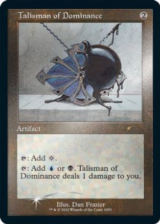 Talisman of Dominance (Foil Etched) (SLD-1053) [Secret Lair Drop Series] Foil MTG Single Wizards of the Coast
