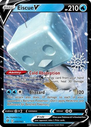 Eiscue V - 055/192 (Holiday Calendar) Holofoil [Misc: Cards & Products] Pokemon Single Pokémon