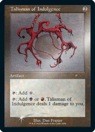 Talisman of Indulgence (Foil Etched) (SLD-1054) [Secret Lair] Drop Series Foil MTG Single Wizards of the Coast