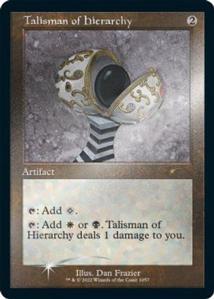 Talisman of Hierarchy (Foil Etched) (SLD-1057) [Secret Lair] Drop Series Foil MTG Single Wizards of the Coast