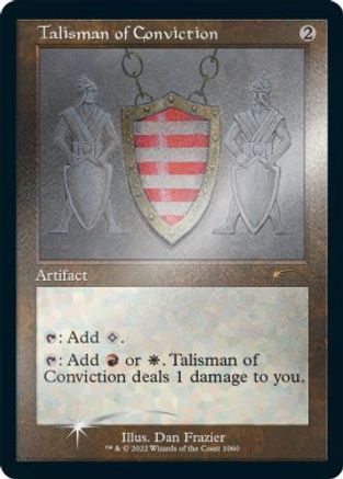 Talisman of Conviction (Foil Etched) (SLD-1060) [Secret Lair] Drop Series Foil MTG Single Wizards of the Coast