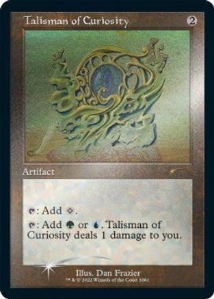 Talisman of Curiosity (Foil Etched) (SLD-1061) [Secret Lair] Drop Series Foil MTG Single Wizards of the Coast