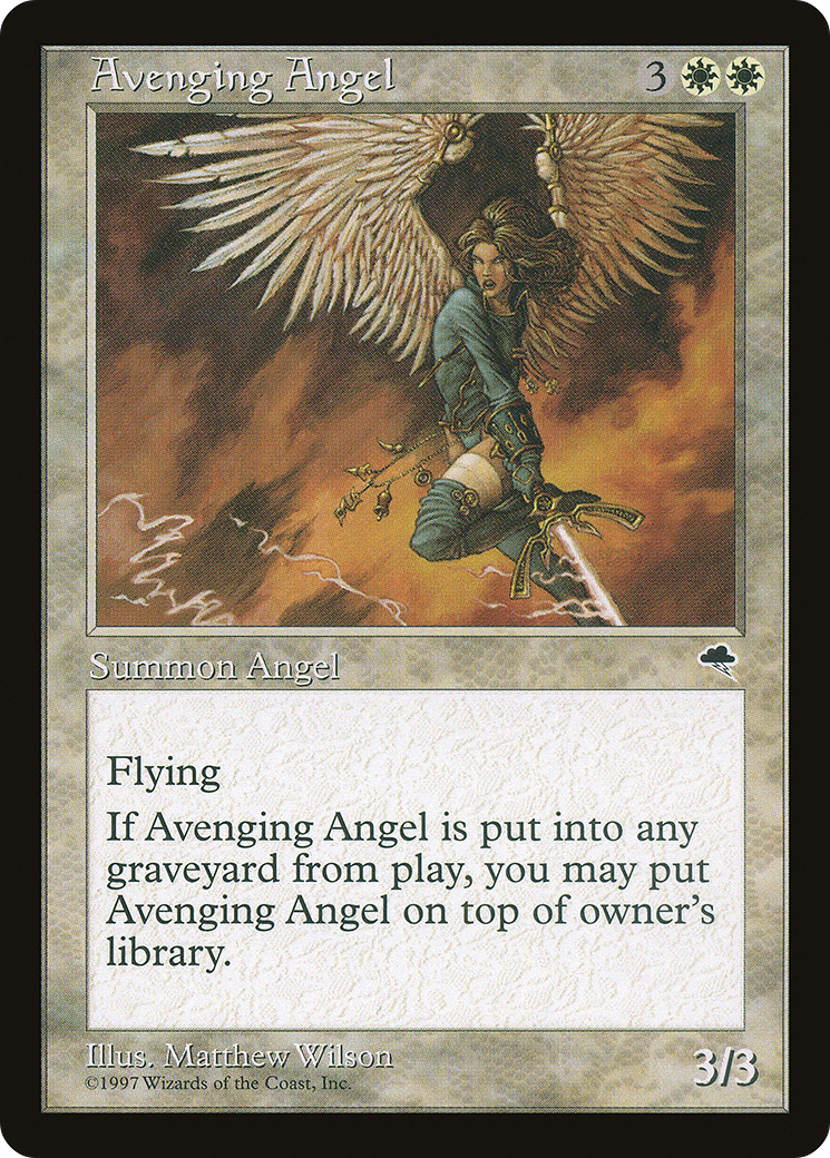 Avenging Angel (TMP-007) [Tempest] MTG Single Wizards of the Coast