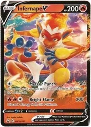 Infernape V - SWSH252 (SWSH252/307) Holofoil [Promos: SWSH Promo Cards] Pokemon Single Pokémon