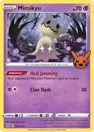 Mimikyu (81) - [Misc: Trick or Trade BOOster Bundle] Holofoil Pokemon Single Pokémon