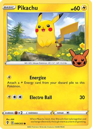 Pikachu (49) - [Misc: Trick or Trade BOOster Bundle] Pokemon Single Pokémon