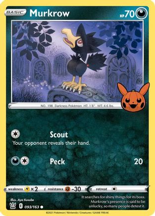 Murkrow (93) [Misc: Trick or Trade BOOster Bundle] Pokemon Single Pokémon