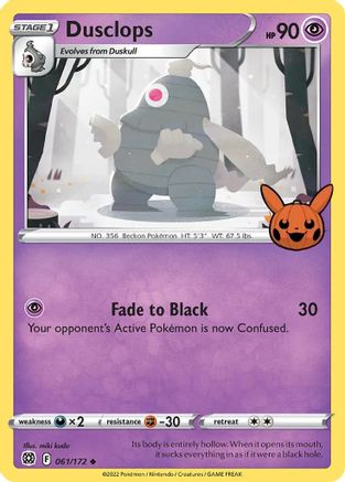 Dusclops (61) [Misc: Trick or Trade BOOster Bundle] Pokemon Single Pokémon