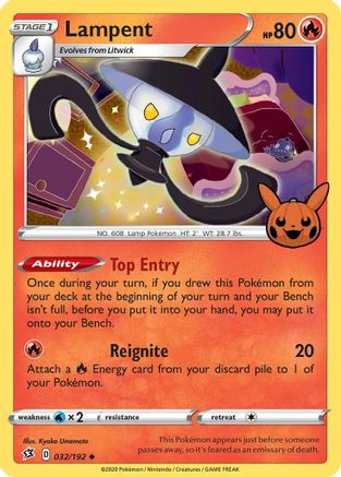 Lampent (32) [Misc: Trick or Trade BOOster Bundle] Pokemon Single Pokémon