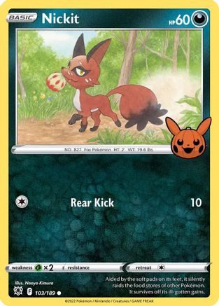 Nickit (103) [Misc: Trick or Trade BOOster Bundle] Pokemon Single Pokémon