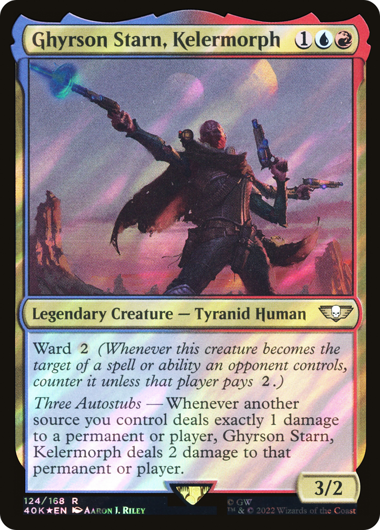 Ghyrson Starn, Kelermorph (40K-124★) [Warhammer 40,000 Commander] Foil MTG Single Wizards of the Coast