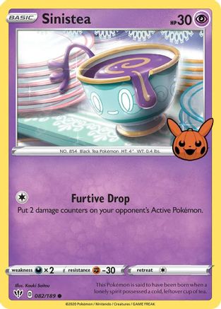 Sinistea (82) [Misc: Trick or Trade BOOster Bundle] Pokemon Single Pokémon