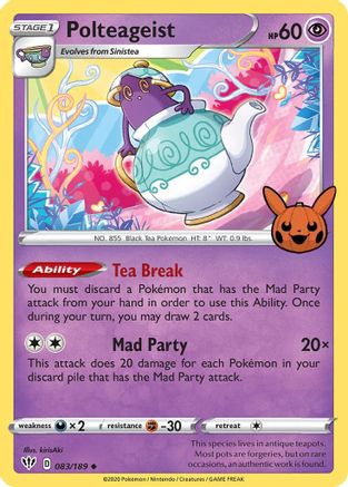 Polteageist (83) [Misc: Trick or Trade BOOster Bundle] Pokemon Single Pokémon