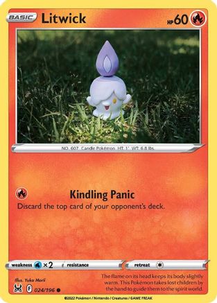Litwick (24/196) [SWSH: Lost Origin] Pokemon Single Pokémon